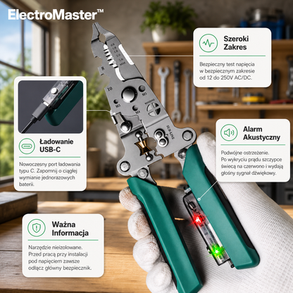 ElectroMaster™ – Wielofunkcyjne szczypce elektryczne 16 w 1
