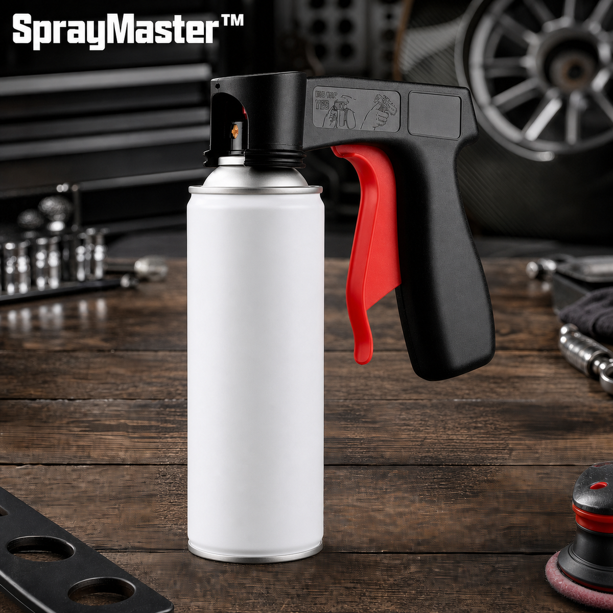SprayMaster™ – Uchwyt Pistoletowy do Puszek